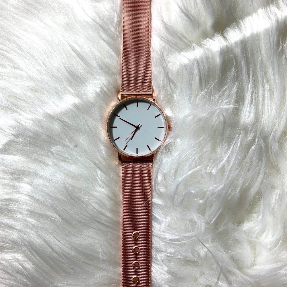 Women rose gold watch